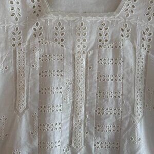 Maje eyelet blouse